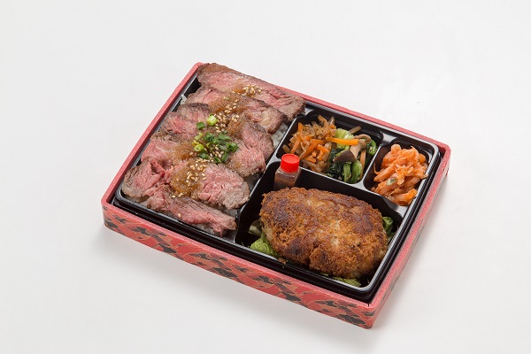 和牛ステーキと和牛ハンバーグ